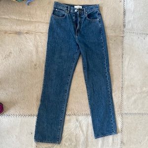 Slvrlake mom style blue jeans